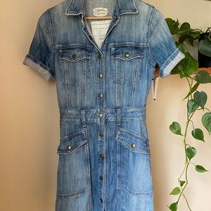 Current Elliot The Trucker Shirt Dress